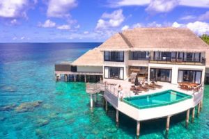 maldives villa with pool