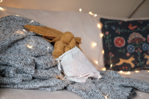 checkerboard throw blanket