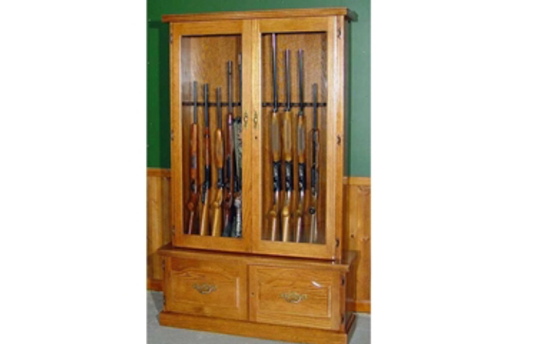 antique gun cabinet
