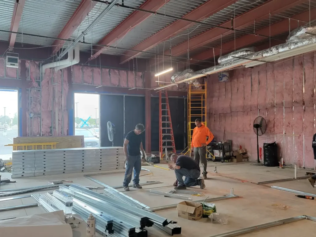 Zavza Seal workers during aspen dental, Holbrook NY construction