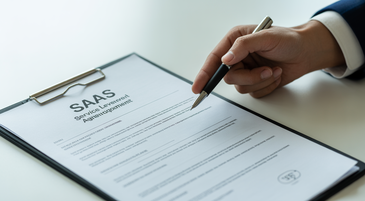SaaS contract attorney reviewing software-as-a-service agreements for startup and investor clients